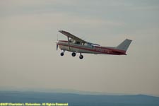 Cessna above the horizon