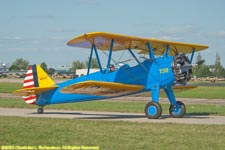 Stearman on the runway