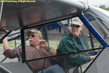 in the cockpit