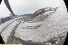 wide angle glacier view